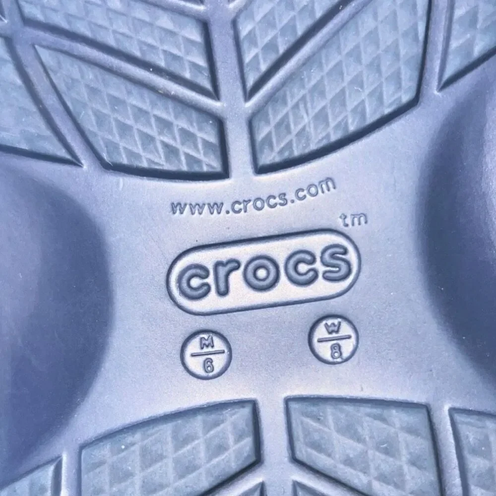 Unisex Crocs Medical Clog Navy No Strap Slip On Design Size M6 W8